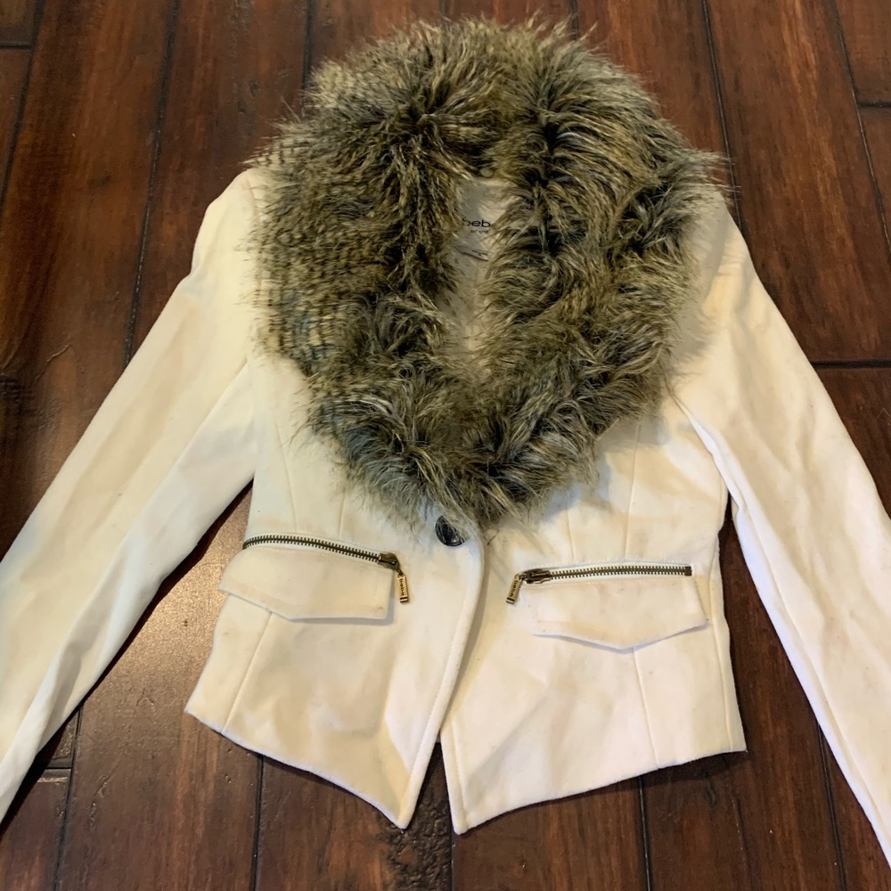 Fur trim jacket